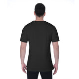 Black All-Over Print Men's T-shirt | Birdseye