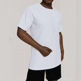 White All-Over Print Men's T-shirt | Birdseye