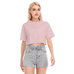 Pink All-Over Print Women's Cropped T-shirt | 190GSM Cotton