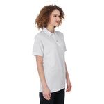 White All-Over Print Women's Polo Shirt