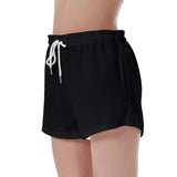 Black All-Over Print Women's Short Pants