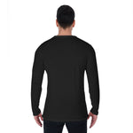 Black All-Over Print Long Sleeve T-Shirt