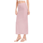 Pink All-Over Print Women's Side Slit Skirt