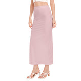 Pink All-Over Print Women's Side Slit Skirt