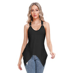 Black Women's Skinny Sport Tank Top