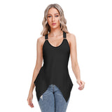 Black Women's Skinny Sport Tank Top