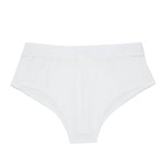 White All-Over Print Men's Triangle Low-rise Underwear