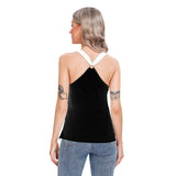 White Women's Skinny Sport Tank Top