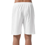 White All-Over Print Men's Short Pants