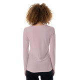 Pink All-Over Print Women's Long Sleeve T-shirt