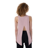 Pink All-Over Print Women's Loose Tank Top