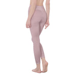 Pink All-Over Print Women's High Waist Leggings | Side Stitch Closure