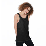 Black All-Over Print Women's Tank Top