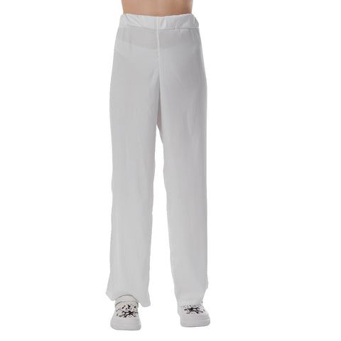 White All-Over Print Women's Pajama Pants