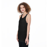 Black All-Over Print Women's Tank Top