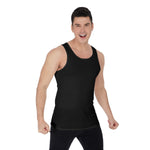 Black All-Over Print Men's Tank Top