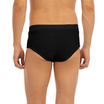 Black All-Over Print Men's Triangle Low-rise Underwear