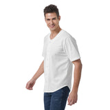 White All-Over Print Men's Short Sleeve Baseball Jersey