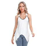 White Women's Skinny Sport Tank Top