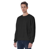 Black All-Over Print Men's Sweatshirt