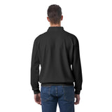 Black All-Over Print Men's Jacket