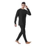 Black All-Over Print Men's Pajamas