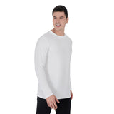 White All-Over Print Long Sleeve T-Shirt