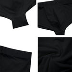 Black All-Over Print Men's Short Underpant