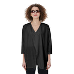 Black All-Over Print Women's Cardigan| JERSEY