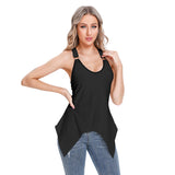 Black Women's Skinny Sport Tank Top