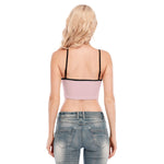 Pink All-Over Print Women's Cami Tube Top