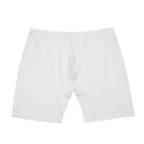 White All-Over Print Men's Long Boxer Briefs