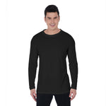 Black All-Over Print Long Sleeve T-Shirt