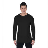 Black All-Over Print Long Sleeve T-Shirt