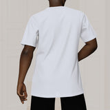 White All-Over Print Men's T-shirt | Birdseye