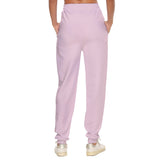 Pink All-Over Print Women's Casual Pants