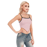 Pink All-Over Print Women's Cami Tube Top