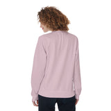 Pink All-Over Print Women's Loose Sweatshirt