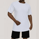 White All-Over Print Men's T-shirt | Birdseye