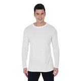 White All-Over Print Long Sleeve T-Shirt