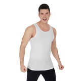 White All-Over Print Men's Tank Top