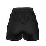 Black All-Over Print Women's Casual Shorts