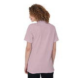 Pink All-Over Print Women's Polo Shirt