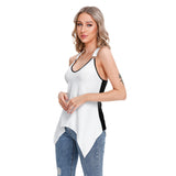 White Women's Skinny Sport Tank Top