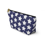 Star Pattern Accessory Pouch w T-bottom