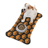 Pumpkin Pattern Pet Feeding Mats