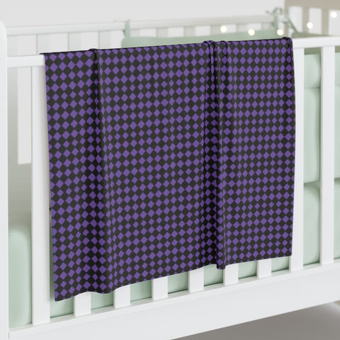 Diamond Pattern Baby Swaddle Blanket