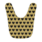 Love Hearts Fleece Baby Bib