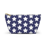 Star Pattern Accessory Pouch w T-bottom