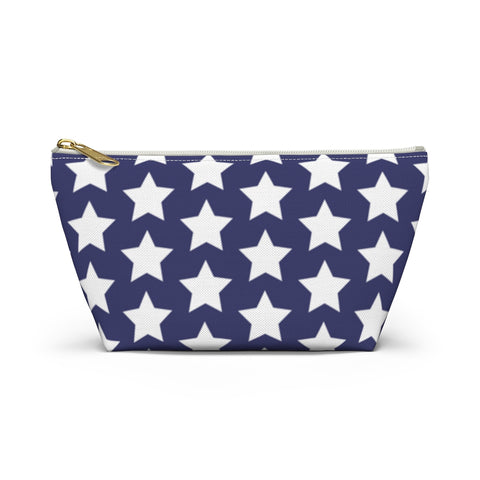 Star Pattern Accessory Pouch w T-bottom